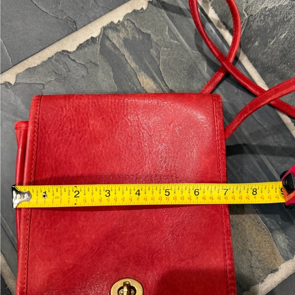 Coach 9620 vintage red leather pouch purse - Picture 12 of 12